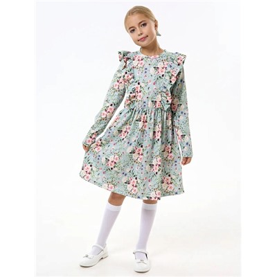 Детское платье "Красотка" / Цветы на ментоле