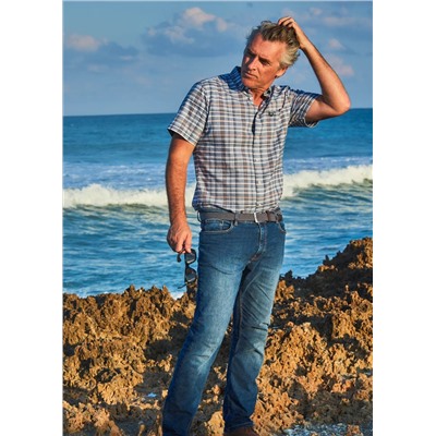 Lincoln Short Sleeve Check Oxford Shirt