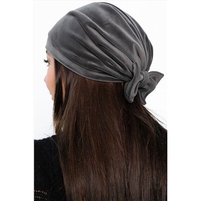 Чалма с бантом (серая) ЧБ8-23М