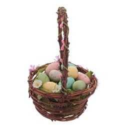 GAEM Изделие декоративное "Корзинка пасхальная", L11 W11 H19 см