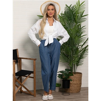 Брюки бананы Морин (синие) Б15229-8М