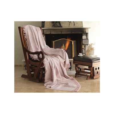 Покрывало Накидка на Диван 170x220 см. 100% Хлопок Keten Linen Pudra