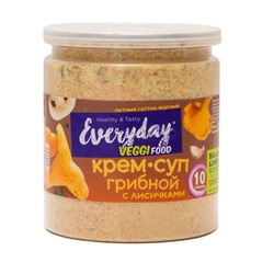 EVERYDAY БАНКА Суп крем грибной с ЛИСИЧКАМИ 240г ПЭТ-БАНКА