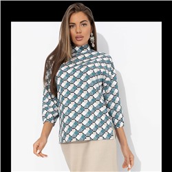 Блуза с воротником-стойкой, Вихрь комплиментов