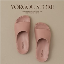 Slide, slippers, summer non-slip footwear indoor, soft sole