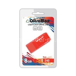 USB Flash 8GB Oltramax (240) красный