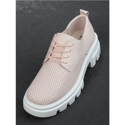 03-HY11-4D LT. PINK Полуботинки женские (натуральная кожа)