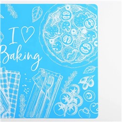 Силиконовый коврик для выпечки I love Baking, 64 х 45 см