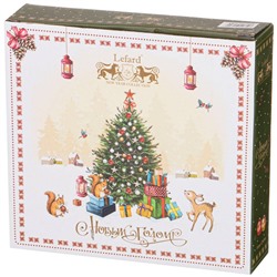 БЛЮДО-ЗВЕЗДА LEFARD "ЕЛКА" 17,5*17,5*3,5 СМ ЗЕЛЕНОЕ (КОР=36ШТ.)