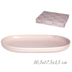 105-844 Форма (блюдо) овальная 30,5х17,5з3,5 см. в под.уп.(х18)