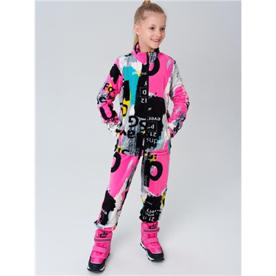 Комплект для девочки: куртка и брюки флисовые