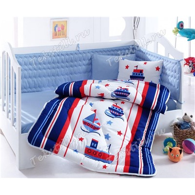 Детский Комплект Постельного белья Bebek Ranforce Uyku Seti Denizci - cotton box