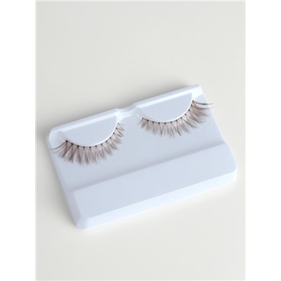 Ресницы накладные «Утончённость», 10-14 мм, без клея, коричневые