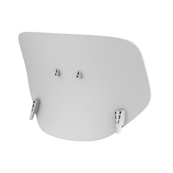 Стул полубарный SHT-ST59/S196-1
                        белый / черный муар