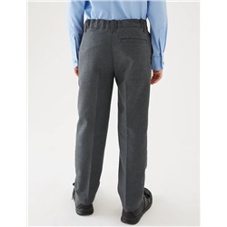 2pk Boys' Slim Leg Slim Fit School Trousers (2-18 Yrs)