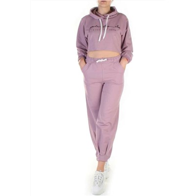 Y316 LILAC Спортивный костюм женский (100% хлопок)