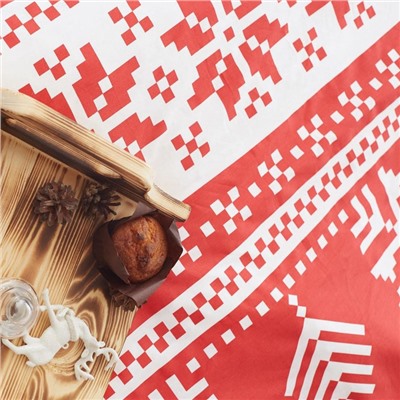 Постельное белье новогоднее LoveLife 1,5сп Christmas ornament 143*215см,150*225см,50*70см-2штуки