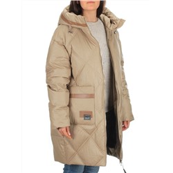 9782 BEIGE Куртка зимняя женская (200 гр. холлофайбера)