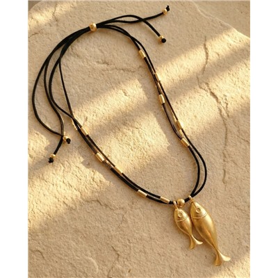 Кулон на шнурке Рыбки