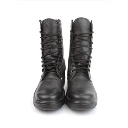 05-9001 BLACK Ботинки зимние мужские (искусственная кожа, искусственный мех)