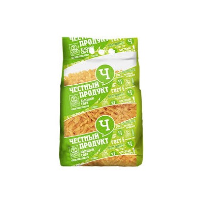 Честный Продукт Макароны СПИРАЛЬКА гр.В в/с 2кг
