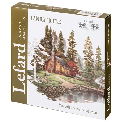ТАРЕЛКА ДЕСЕРТНАЯ LEFARD "FAMILY HOUSE" 17 СМ (КОР=36ШТ.)