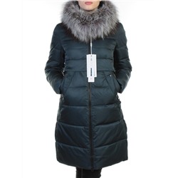 352 DK. GRAY Пальто зимнее с чернобуркой OMMEITT