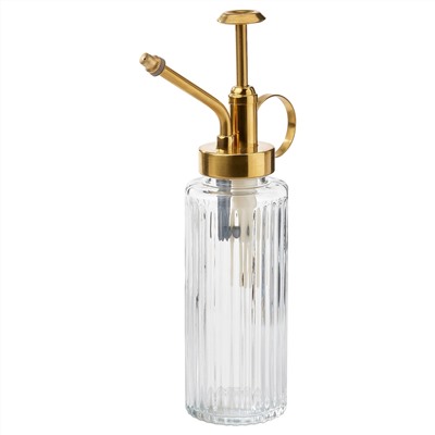 GRADVIS, Pflanzensprüher, Klarglas/goldfarben,, 15 cl