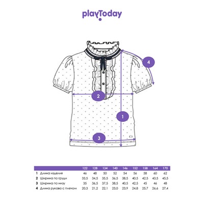 Блузка для девочки