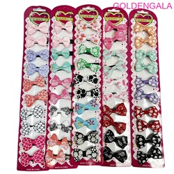 Набор детских зажимов для волос "Уточка" 4 см 5х50 шт