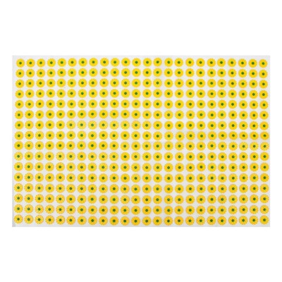 Аппликатор «Кузнецова», 384 колючки, спанбонд, 50×75 см, жёлтый.