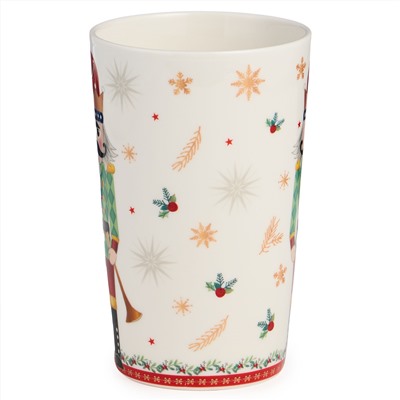 НАБОР ПОДАРОЧНЫЙ LEFARD "ЩЕЛКУНЧИК" (КРУЖКА 385 МЛ В КОМПЛЕКТЕ С ЁЛОЧНОЙ ИГРУШКОЙ)