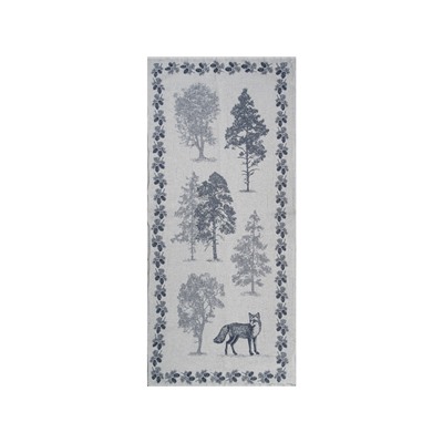 24С93-ШР/у. 50*120 Полотенце "Лесное-2" цв. 1 рис. 198 т. синий