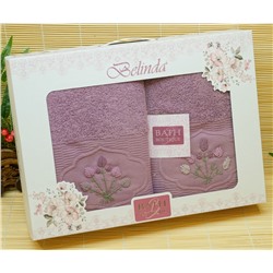 Набор Махровых Полотенец 70x140 + 50x90 см. 2 шт/уп. BATH BOUTIQUE - Belinda