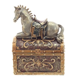 GAEM Шкатулка "Лошадь", L14,5 W9 H20 см