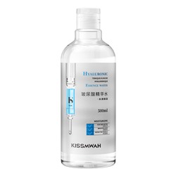 Увлажняющий тонер с ампульной эссенсией гиалуроновой кислоты KISSMWAH Hyaluronic Essence Water, 500 мл