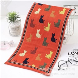 Gauze cartoon colorful children's sweat towel, wholesale