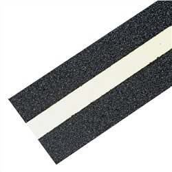 Лента клейкая противоскользящая, c фотолюминисцентной полосой 50 мм x 5 м Matrix