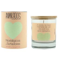 Свеча ароматическая Animikados, Butterfly Spirit, Sandalo y Bergamota, 40 ч