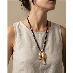 Кулон на шнурке Рыбки