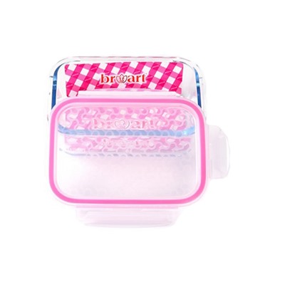 Форма д/запекания из термостекла BR 46064PF д/хранения с крышкой прямоугольная 650мл