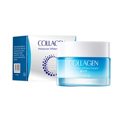 Осветляющий антивозрастной крем для лица с коллагеном FAYANKOU COLLAGEN Moisturize Whiten Cream, 50 гр