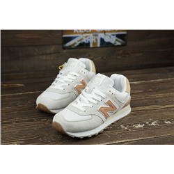 Премиальные New Balance 574 из натуральной замши