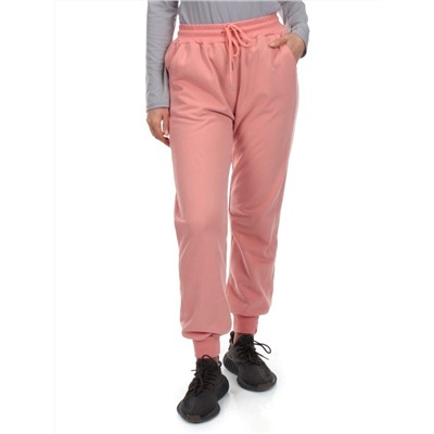 HC-207-1 PEACH Брюки спортивные женские (95% хлопок, 5% спандекс)