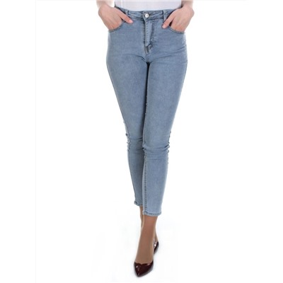 8033 BLUE Джинсы женские ADORNSKY (65% хлопок, 35% полиэстер)
