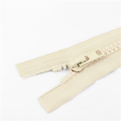 Молния «Трактор», №8, разъёмная, 2 замка, замки автомат, 120 см, светло-бежевая