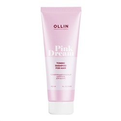 Ollin Тонирующий розовый шампунь для волос / Pink Dream, 250 мл