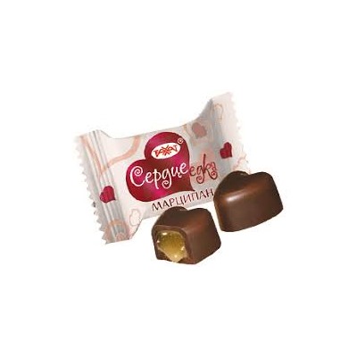 Сердцеедка марципан конфеты, Рахат 1кг