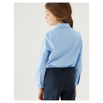 2pk Girls' Non-Iron School Shirts (2-18 Yrs)