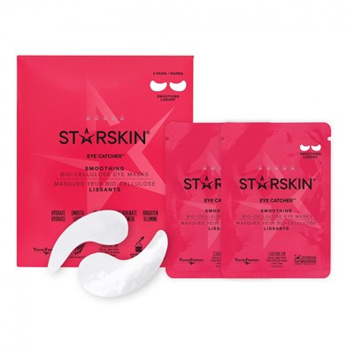 STARSKIN Eye Catcher™ Smoothing Bio-Cellulose Second Skin Eye Mask  Eye Catcher™ Разглаживающая биоцеллюлозная маска для кожи вокруг глаз Second Skin